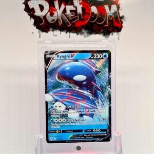 Pokemon Kyogre V 037/159 Ultra Rare Crown Zenith NM/M Pokemon TCG